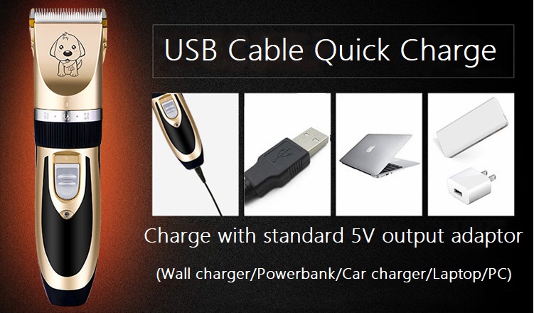 A60 usb clipper peataí gan sreang