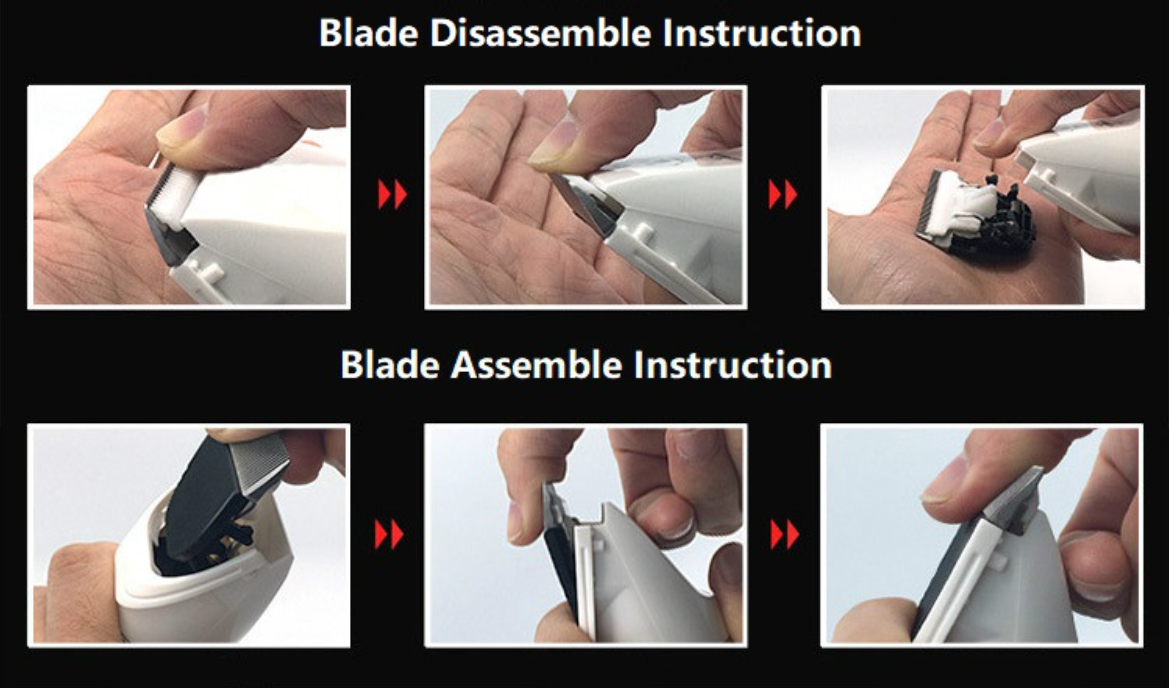 P65 usb clipper peataí gan sreang