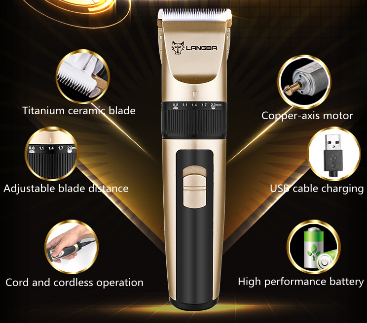 P65 usb clipper peataí gan sreang P65 usb clipper peataí gan sreang